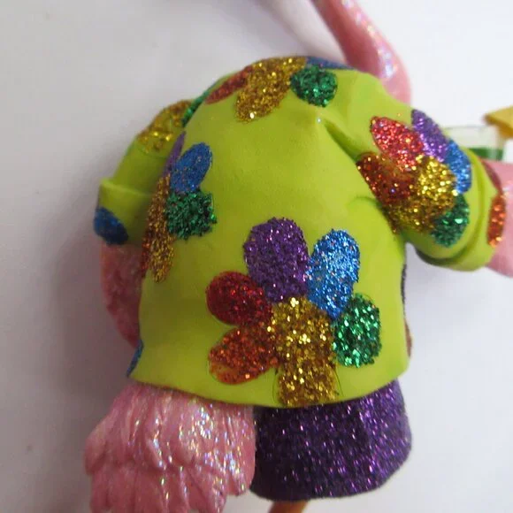 December Diamonds 2003 FELIPA & FELIPE THE FLAMINGO Christmas Ornaments - Picture 13 of 16